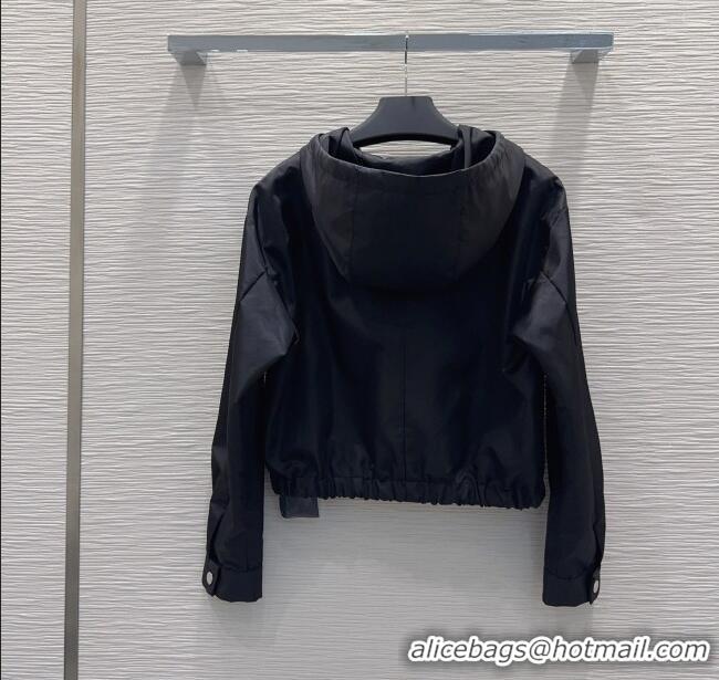 Luxury Cheap Prada Jacket P090224 Black 2025