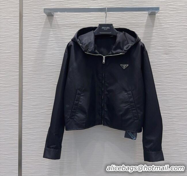 Luxury Cheap Prada Jacket P090224 Black 2025