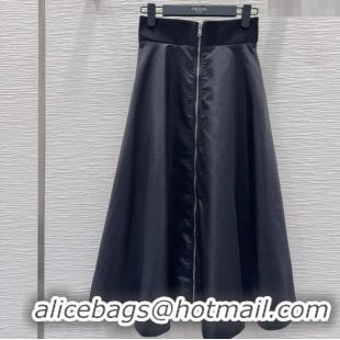 Well Crafted Prada Skirt P090225 Black 2025