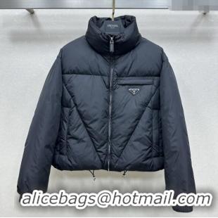 Low Cost Promotional Prada Down Jacket P090409 Black 2025