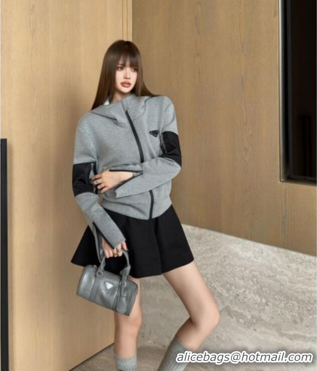 Affordable Price Prada Hoodie Jacket P090414 Grey 2025