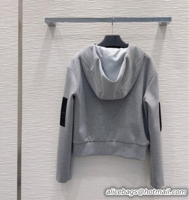 Affordable Price Prada Hoodie Jacket P090414 Grey 2025