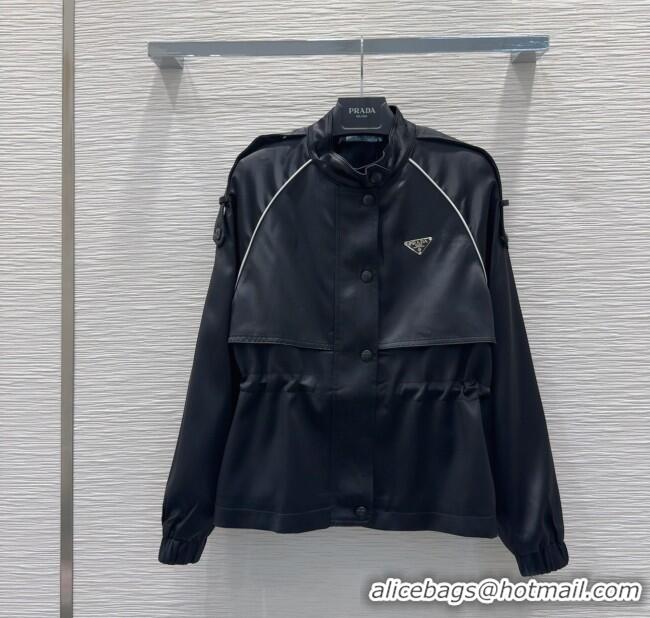 Luxury Discount Prada Jacket PR090401 Black 2025
