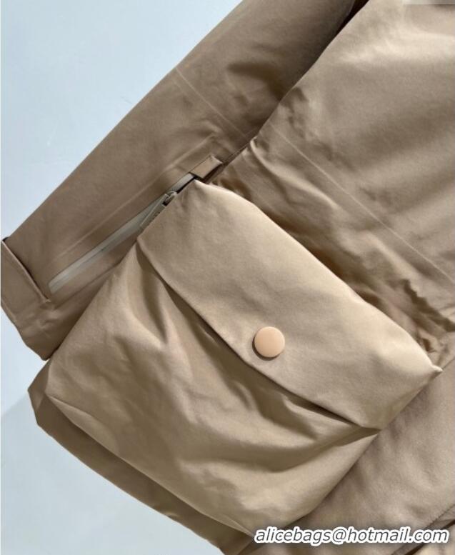 Luxury Cheap Prada LR-MX2 Coat PR090408 Khaki 2025