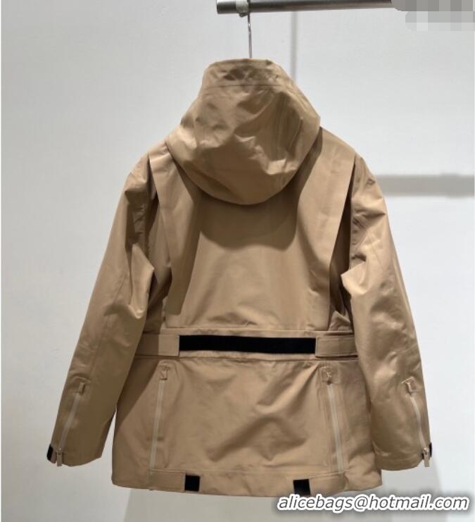 Luxury Cheap Prada LR-MX2 Coat PR090408 Khaki 2025