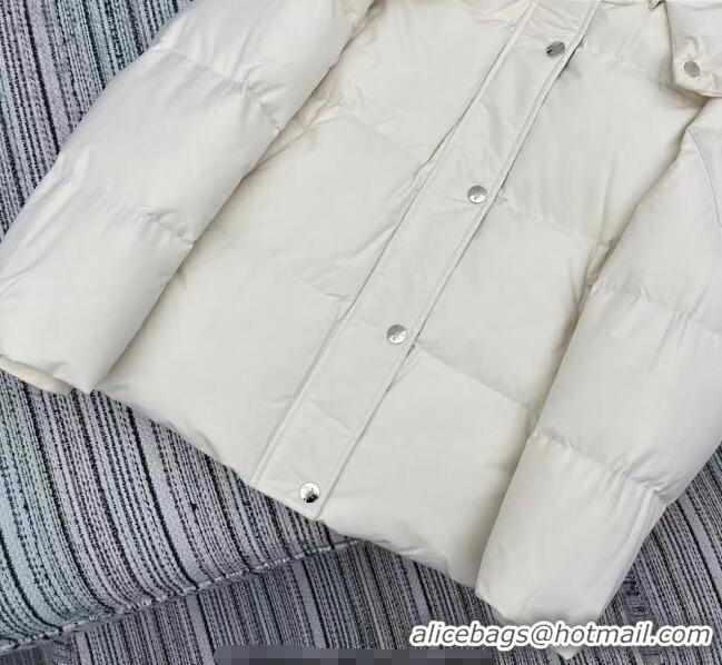 Super Quality Prada Down Jacket PR090405 White 2025