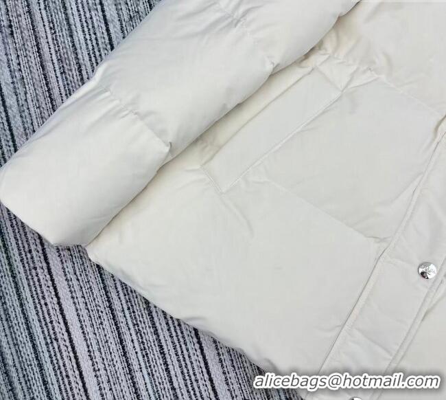 Super Quality Prada Down Jacket PR090405 White 2025