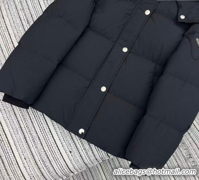 Luxury Cheap Prada Down Jacket PR090405 Black 2025
