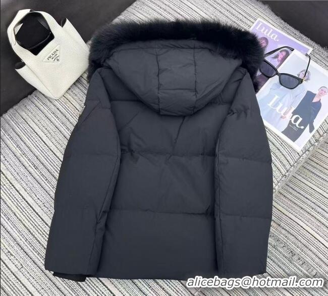 Luxury Cheap Prada Down Jacket PR090405 Black 2025
