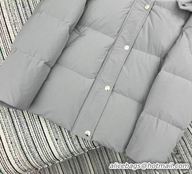 Most Popular Prada Down Jacket PR090405 Grey 2025