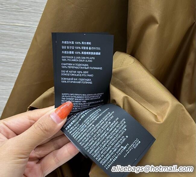 Super Quality Prada Nylon Coat Gold-Tone PR090410 2025