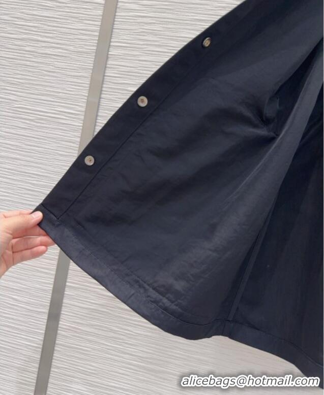 Super Quality Prada Jacket with Belt PR090409 Black 2025