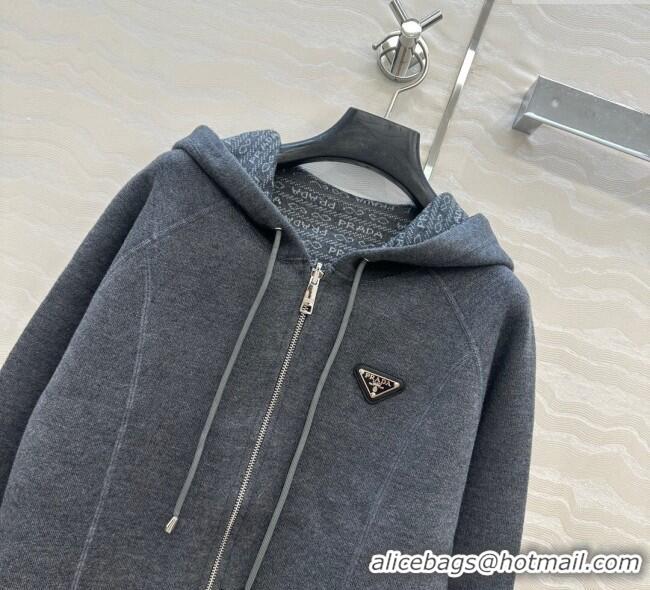 Prada Reversible Jacket PR090417 Grey 2025