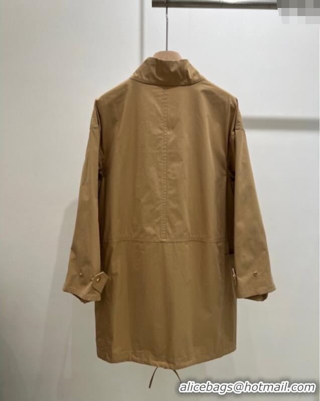 Super Quality Prada Cotton Shirt Dress PR090431 Beige 2025