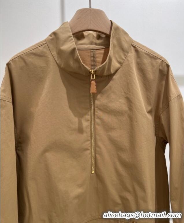 Super Quality Prada Cotton Shirt Dress PR090431 Beige 2025