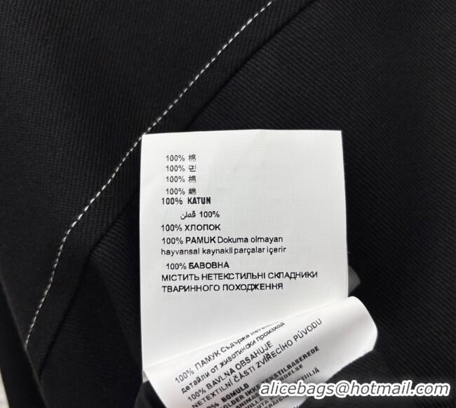 Top Quality Prada Cotton Jacket PR090515 Black 2025