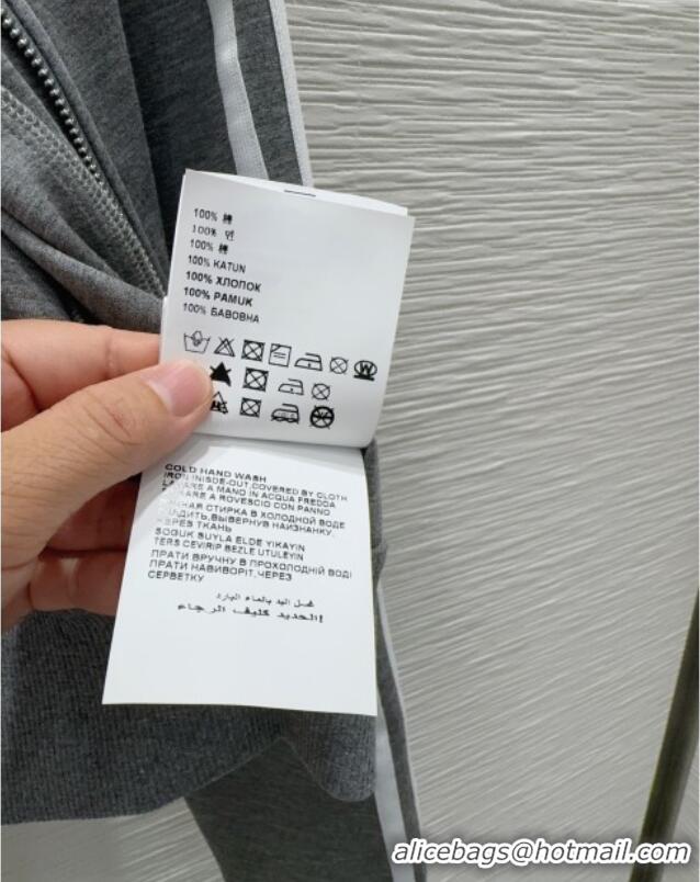 Top Quality Prada Cotton Jacket DR090407 Grey 2025