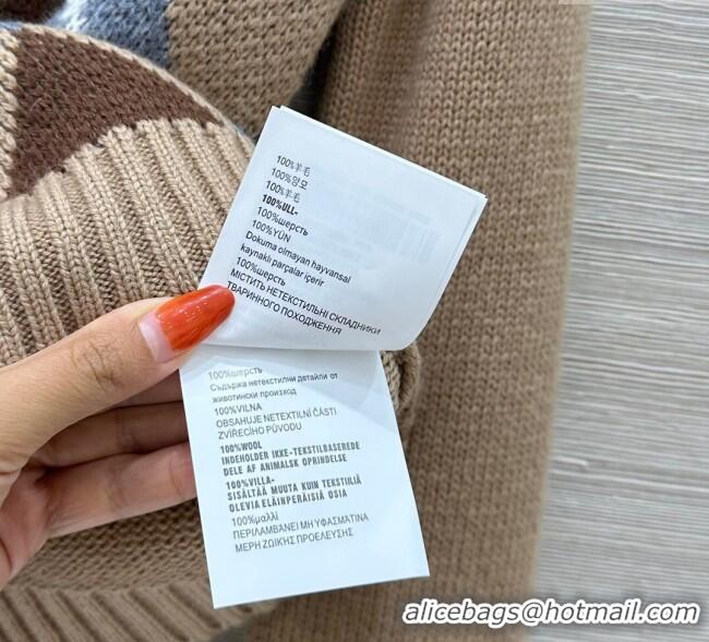 Big Discount Prada Wool Plaid Sweater PR090426 Beige 2025