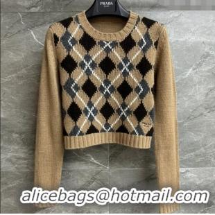 Well Crafted Prada Cashmere Sweater P91704 Brown 2025