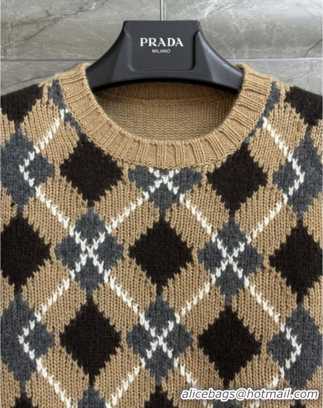 Well Crafted Prada Cashmere Sweater P91704 Brown 2025