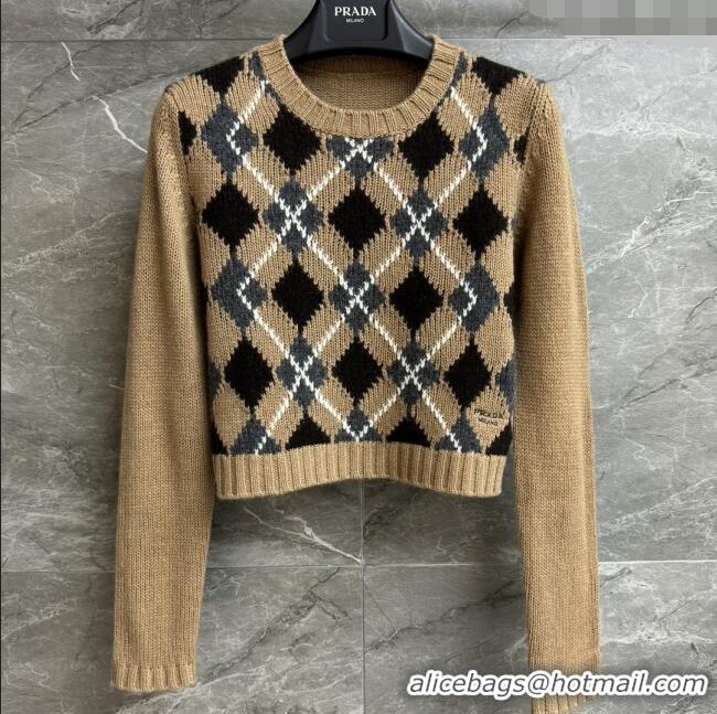 Well Crafted Prada Cashmere Sweater P91704 Brown 2025