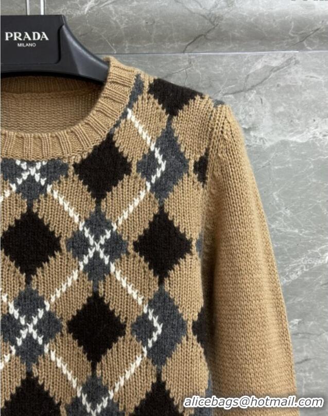 Well Crafted Prada Cashmere Sweater P91704 Brown 2025