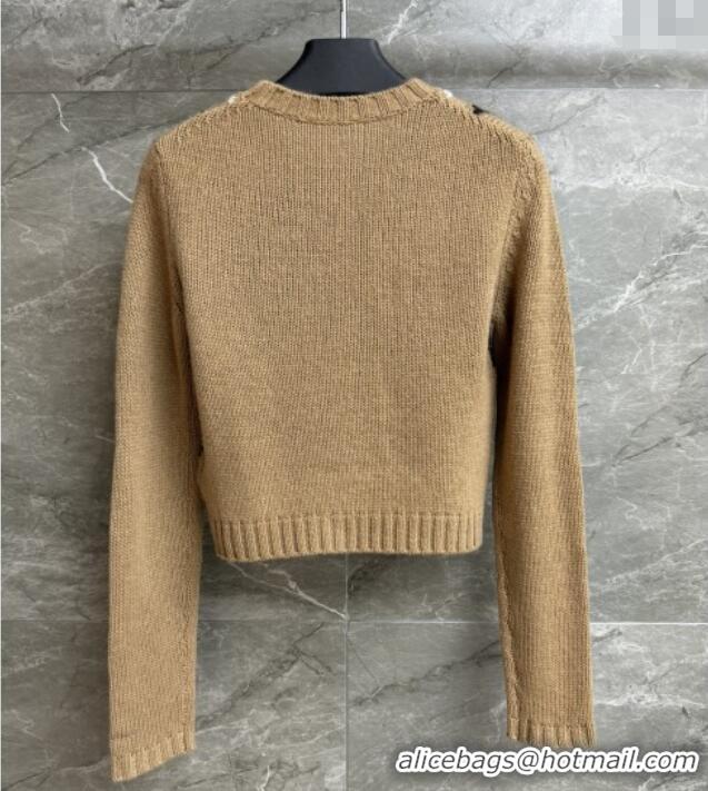 Well Crafted Prada Cashmere Sweater P91704 Brown 2025
