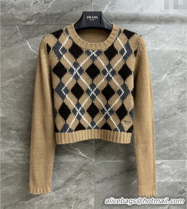 Well Crafted Prada Cashmere Sweater P91704 Brown 2025