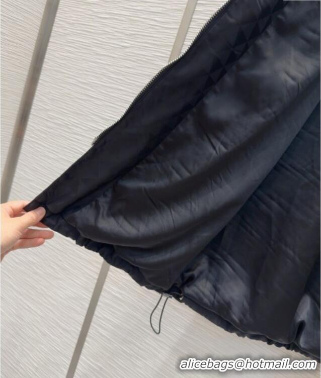 Luxury Cheap Prada Nylon Coat PR091923 Black 2025