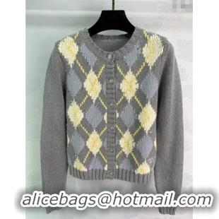 Buy Inexpensive Prada Wool Cardigan PR091913 Grey 2025