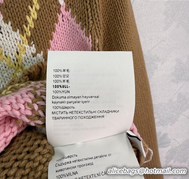 Luxury Discount Prada Wool Cardigan PR091913 Brown 2025