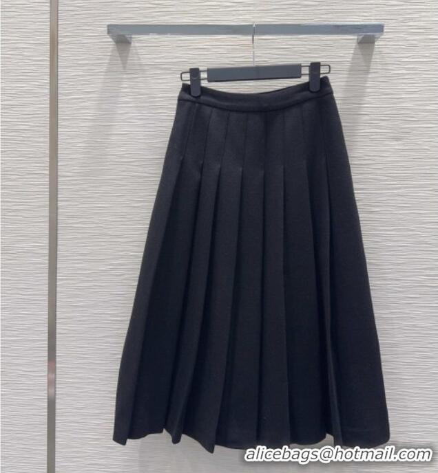Unique Grade Prada Wool Blend Skirt PR091919 Black 2025