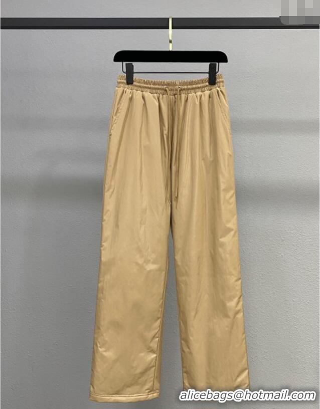 Traditional Discount Prada Cotton-Padded Jacket and Pants Set PR091960 Beige 2025