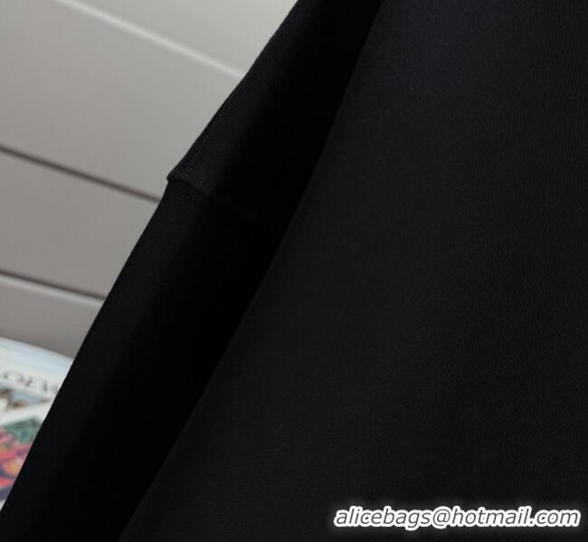 Luxury Cheap Prada Sweatshirt P101402 Black 2025 (For women and men)