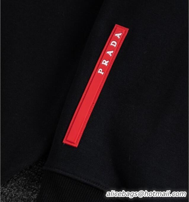 Super Quality Prada Mens Sweatshirt P101403 Black 2025