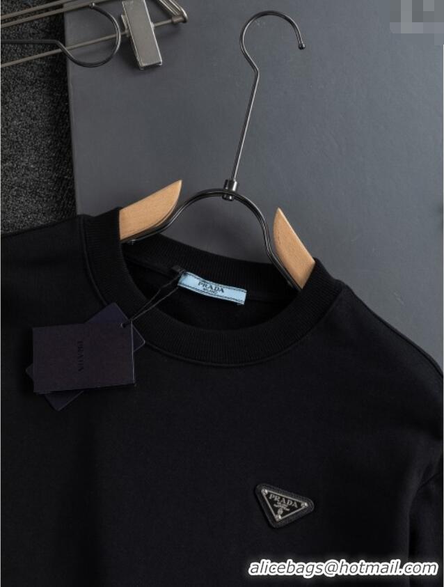 Super Quality Prada Mens Sweatshirt P101403 Black 2025