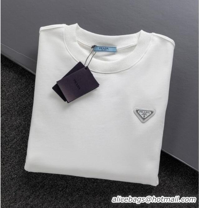 Buy Inexpensive Prada Mens Sweatshirt P101404 White 2025