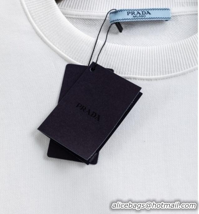 Buy Inexpensive Prada Mens Sweatshirt P101404 White 2025