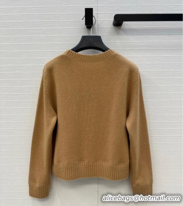 New Release Creation Prada Cashmere Sweater PR101504 Brown 2025
