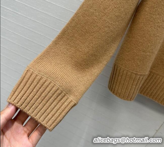 New Release Creation Prada Cashmere Sweater PR101504 Brown 2025