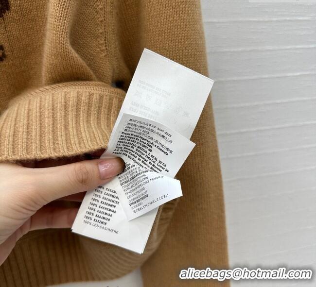 New Release Creation Prada Cashmere Sweater PR101504 Brown 2025