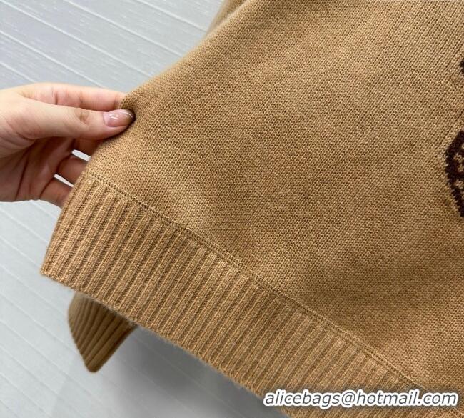 New Release Creation Prada Cashmere Sweater PR101504 Brown 2025