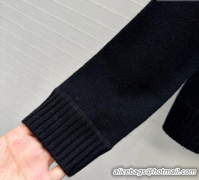 Well Crafted Prada Cashmere Sweater PR101504 Black 2025