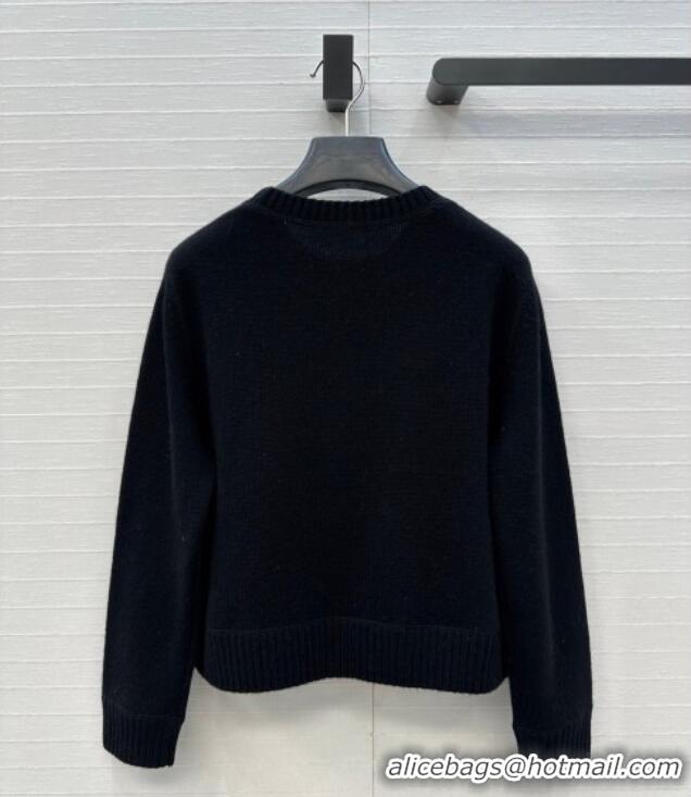 Well Crafted Prada Cashmere Sweater PR101504 Black 2025