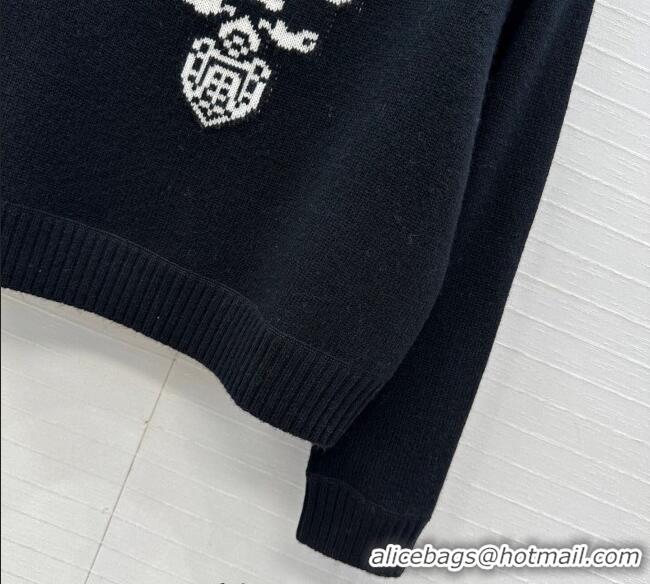 Well Crafted Prada Cashmere Sweater PR101504 Black 2025