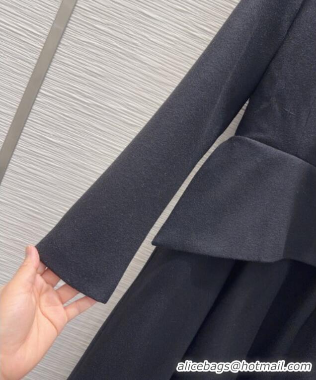 Well Crafted Dior Wool Blend Dress DR101505 Black 2025