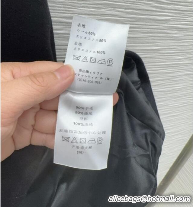 Well Crafted Dior Wool Blend Dress DR101505 Black 2025