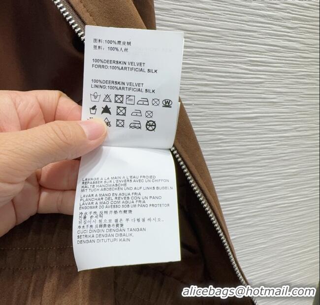 Good Looking Prada Suede Jacket PR110618 Brown 2025