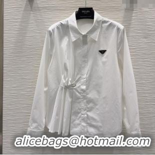 Well Crafted Prada Cotton Shirt DR110655 White 2025