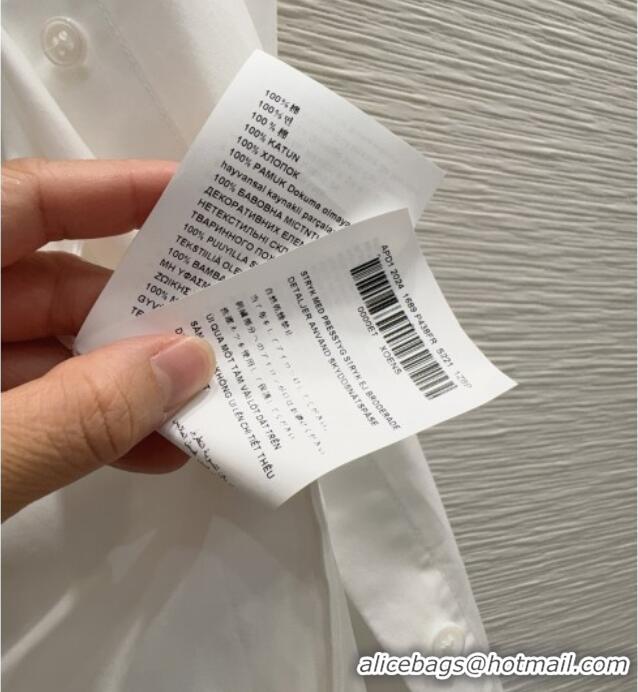 Well Crafted Prada Cotton Shirt DR110655 White 2025